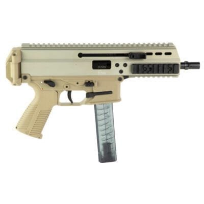 B&T APC9 PRO 9mm, 6.8" Barrel, Tan, Tri Lug, 30rd