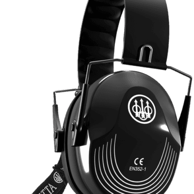 Beretta Safety Pro Earmuffs, 25 dB NRR, Black