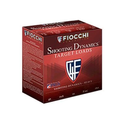 Fiocchi Shooting Dynamics Target Load 12 Ga, 2.75", 1 1/8oz, 7.5 Shot, 25rd Box