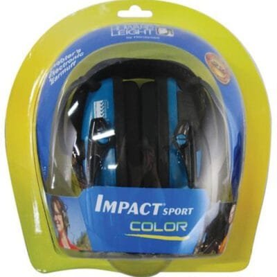 Howard Leight Impact Sport Folding Electronic Earmuff Teal Earcups