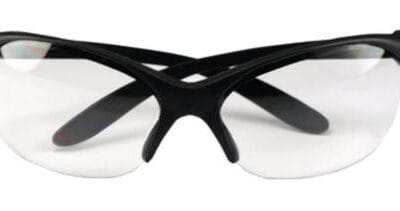 Howard Leight Vapor II Eyewear, Black Frame, Clear Lens