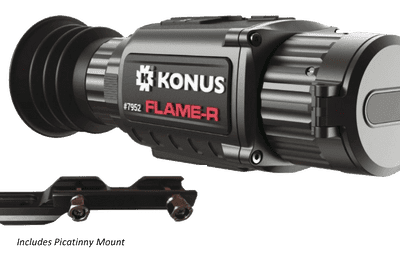 Konus flame r thermal scope, 2. 5 20x, black, multi reticle