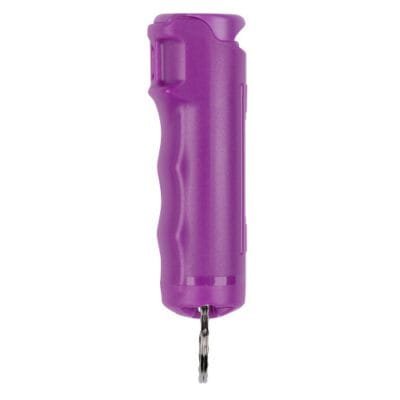 Sabre Flip Top Pepper Gel, Purple, Includes Key Ring