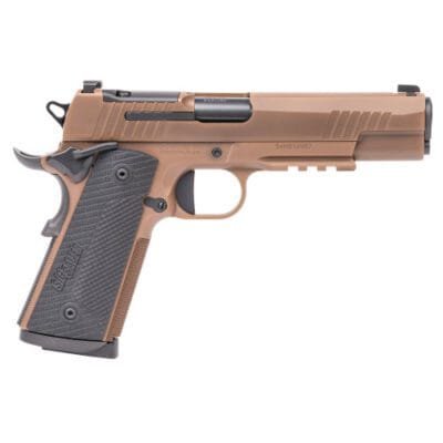 Sig Sauer 1911 X Series 45 ACP, 5" Barrel, Coyote Tan, G10 Grips, Optics Ready, 8rd