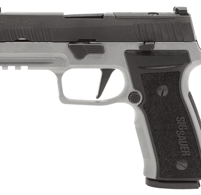 Sig Sauer P320 Axg Carry 9mm, 4.7" Barrel, Optic Ready, Two Tone, Night Sights, 17rd