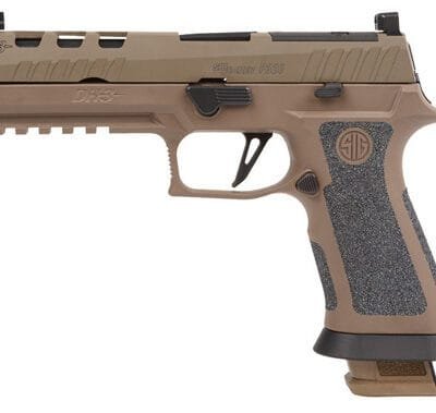 Sig Sauer P320 XFive DH3 9mm, 5" Barrel, Coyote Tan, Optic Ready, 21rd