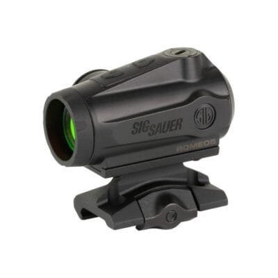 Sig sauer romeo 5 gen ii red dot sight, 1x20mm, black, 2 moa dot, for picatinny