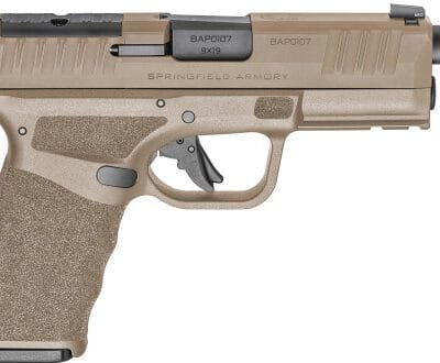 Springfield Hellcat Pro OSP 9mm, 4.4" Threaded Barrel, Flat Dark Earth, Optics Ready, 10rd