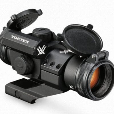 Vortex strikefire ii red dot, 1x, 4 moa, 80,000 hr, 11 settings